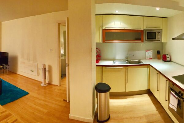 Kitchen, Old Street Deluxe Serviced Apartments, London