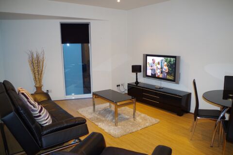 Living Area, Oswald Street Servied Apartments, Glasgow