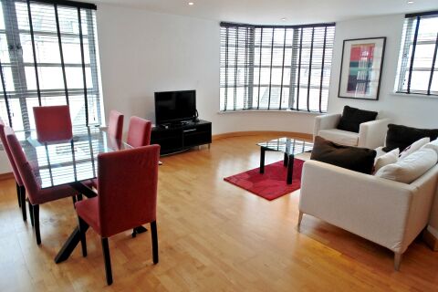 Living Area, Leyden Street Serviced Apartments, Shoreditch