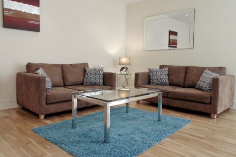 Sitting Area, Great Suffolk Street Serviced Apartment, Southwark