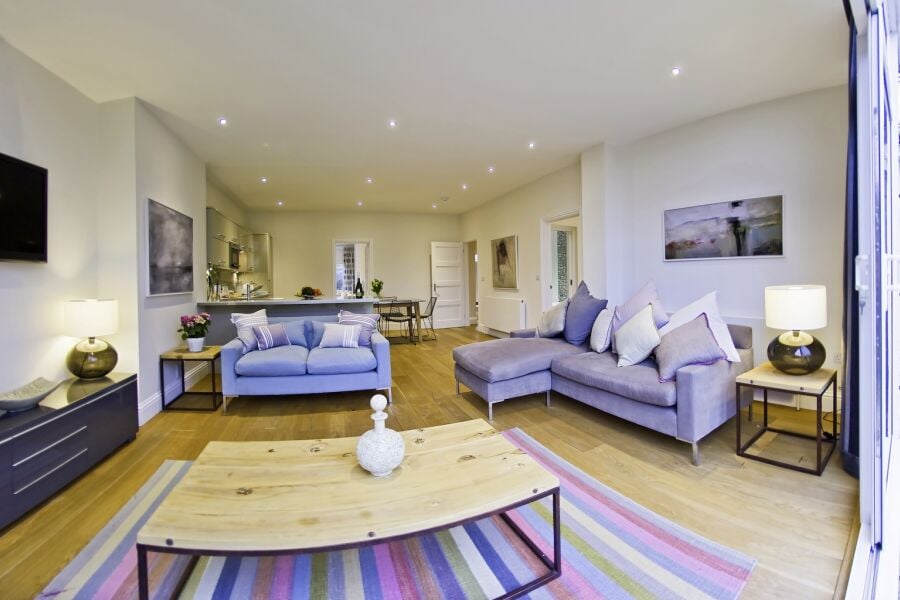 Living Room, Springfield Serviced Apartments, Claygate, London