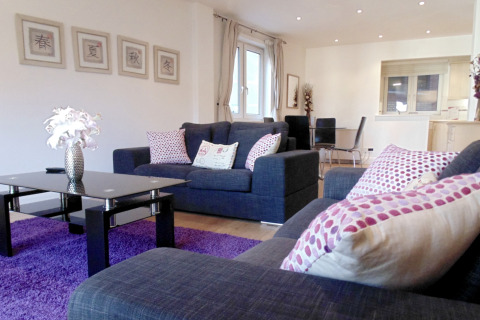 Open Plan Living Area, St Paul's Serviced Apartment, St Paul's
