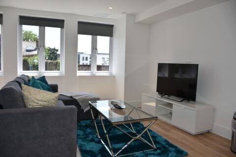 Living Area, Ealing Green Serviced Apartments, London