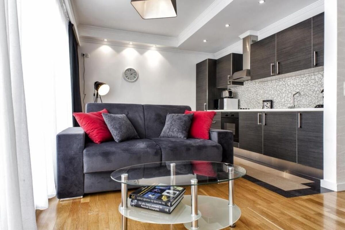 Open Plan Living Area, Villa Fiorita Serviced Apartment, Luxembourg City