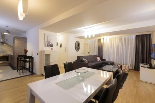 Living and Dining Area, Villa Marilyn Serviced Apartment, Luxembourg City