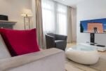 Living Area, Villa Gemma Serviced Apartments, Luxembourg City