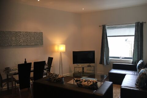 Living and Dining Area, Central Tranent Serviced Apartments, Tranent, East Lothian
