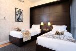 Twin Bedroom, Orchard Scotts Residences Serviced Apartments, Singapore
