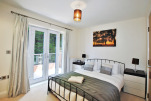 Master bedroom at Little Acre