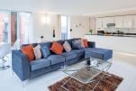 Living Area, Two Bedroom Triple Sinclair Serviced Apartments, Sheffield