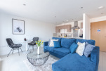 Kitchen and Living Area, The Point Serviced Apartments, Sheffield