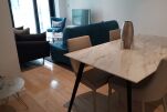 Living and Dining Area, Amethyst Serviced Apartments, London