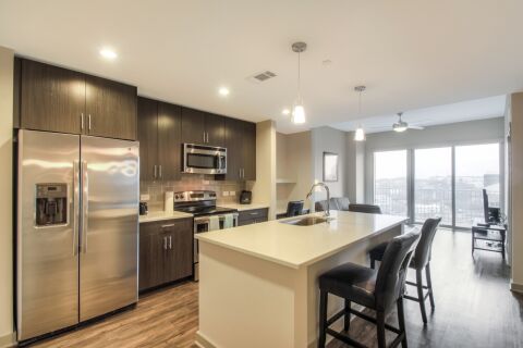Kitchen, Element Row Serviced Accommodation, Nashville