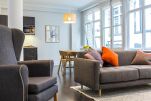 Living and Dining Area, Fenchurch Street Serviced Apartments, London