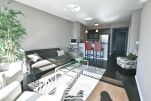 Open Plan Living Area, The Streeter Serviced Apartments, Chicago