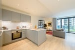 Kitchen 3 bed, Wembley Park Serviced Apartment, London