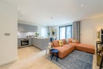 Open Plan Living Area 3 bed, Wembley Park Serviced Apartment, London