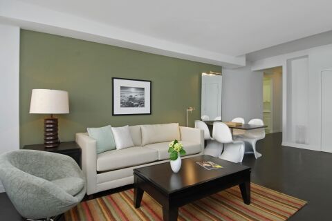 Living Area, 316 East Serviced Apartments, New York