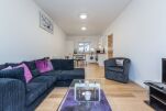 Open Plan Living Area,  Chequers Court Serviced Apartment, Dartford