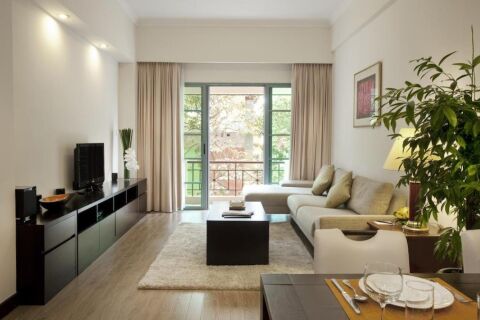 Living Area, Westlake Serviced Apartments, Hanoi, Vietnam