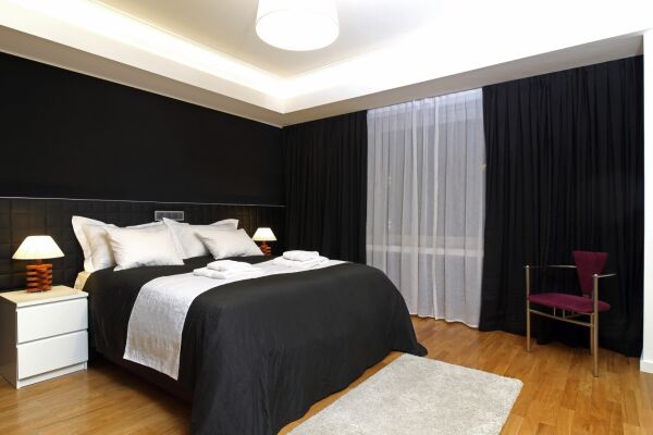 Bedroom, Villa Carlotta Serviced Apartments, Luxembourg