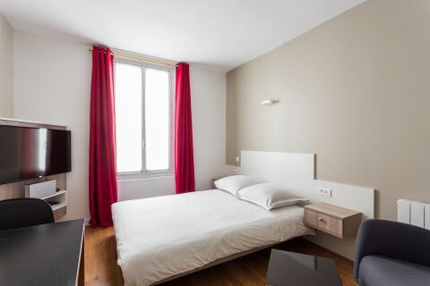 Bed Area, Rue Brey Serviced Apartment, Paris