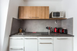Kitchenette, Rue Davioud Serviced Apartment, Paris