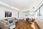 Living and Kitchen Area, Vetro Old Street Serviced Apartment, London