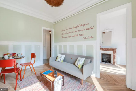 Living Area, Saint Germain Serviced Apartments, Paris