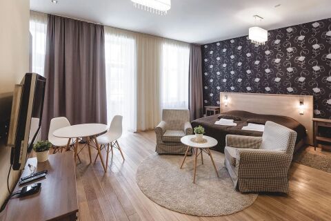 Living area, Ernesta Serviced Apartments, Serviced Accommodation Riga, Latvia