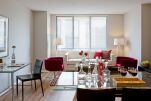 Living and Dining Area, Bank Street Commons Serviced Apartments, White Plains, New York