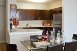 Kitchen and Dining Area, Bank Street Commons Serviced Apartments, White Plains, New York