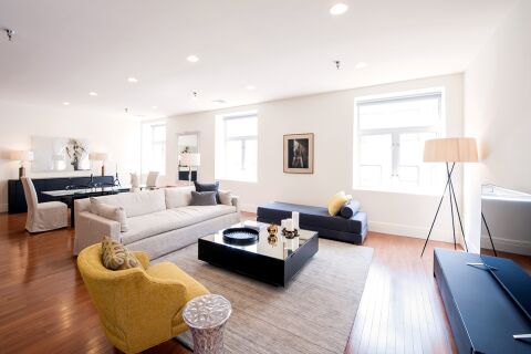 Living Room, Franklin Serviced Apartments, New York