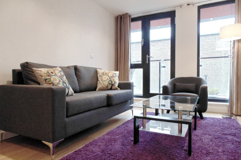 Open Plan Living Area, Southwark Bridge Road Serviced Apartments, Southwark