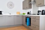 Kitchen, Westlake Serviced Apartments, Peterborough
