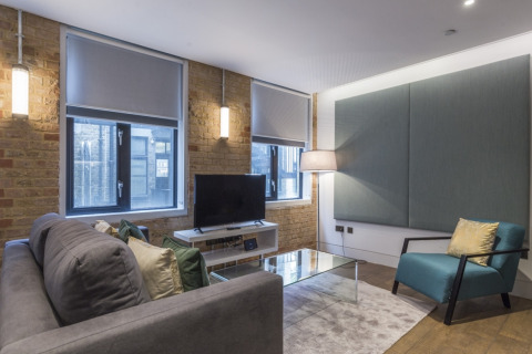 Living Area, Soho Lofts Serviced Apartments, London