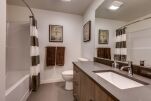 Bathroom, Juxt Serviced Apartments, Seattle