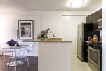 Kitchen and Dining Area, The Metro Serviced Apartments, White Plains, New York