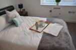 Bedroom, Number 91 Serviced Apartment, Birmingham