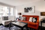 Living Area, Chelsea Serviced Apartments, New York