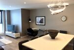 Dining Area, Exhibition 1 bed Serviced Apartment, Glasgow