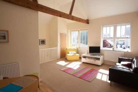 Living Area, Southcourt Serviced Apartment, Worthing