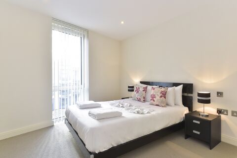 Bedroom, Barbican Serviced Apartments, London