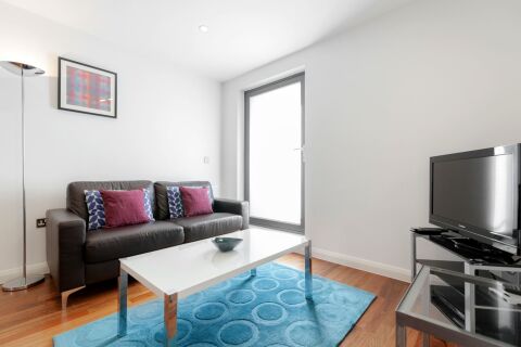 Living Area, The Chorus Serviced Apartment, Wimbledon