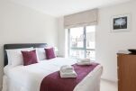 Bedroom, Marquis Court Serviced Apartment, Epsom