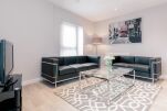 Living Room, Vertex House Serviced Apartments, Croydon, London