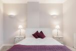 Bedroom, Vertex House Serviced Apartments, Croydon, London