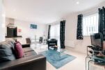 Living Area, Capitol Square Serviced Apartment, Epsom