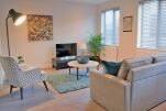 Living Area, Geneva House Serviced Apartments, Peterborough