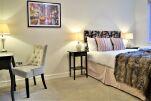 Bedroom, Geneva House Serviced Apartments, Peterborough